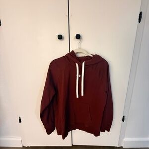 Under Armour burgundy Sweater Soft Athletic Wear
